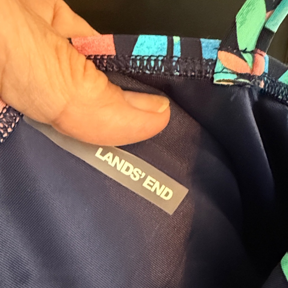 Lands' End Colorful Patterned Dress - Picture 2 of 8